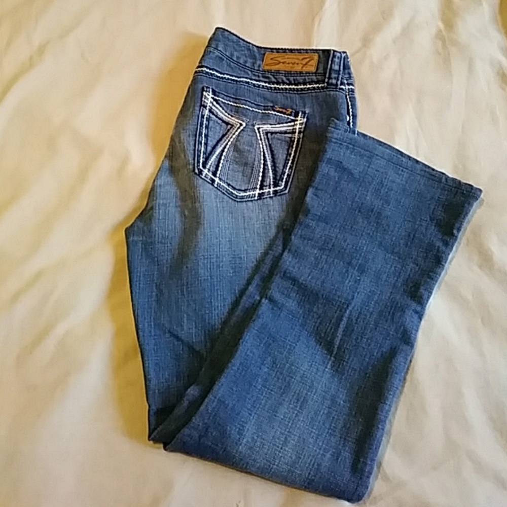 Seven7 Women's Skinny Jeans - Blue